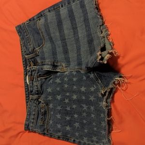 Old Navy flag denim jeans